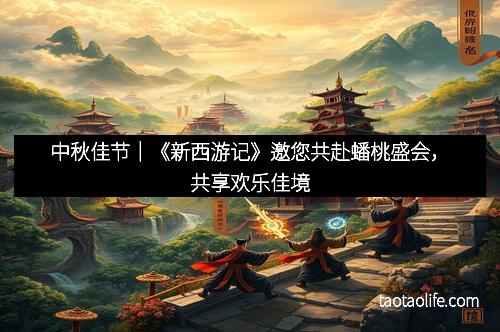 中秋佳节｜《新西游记》邀您共赴蟠桃盛会，共享欢乐佳境